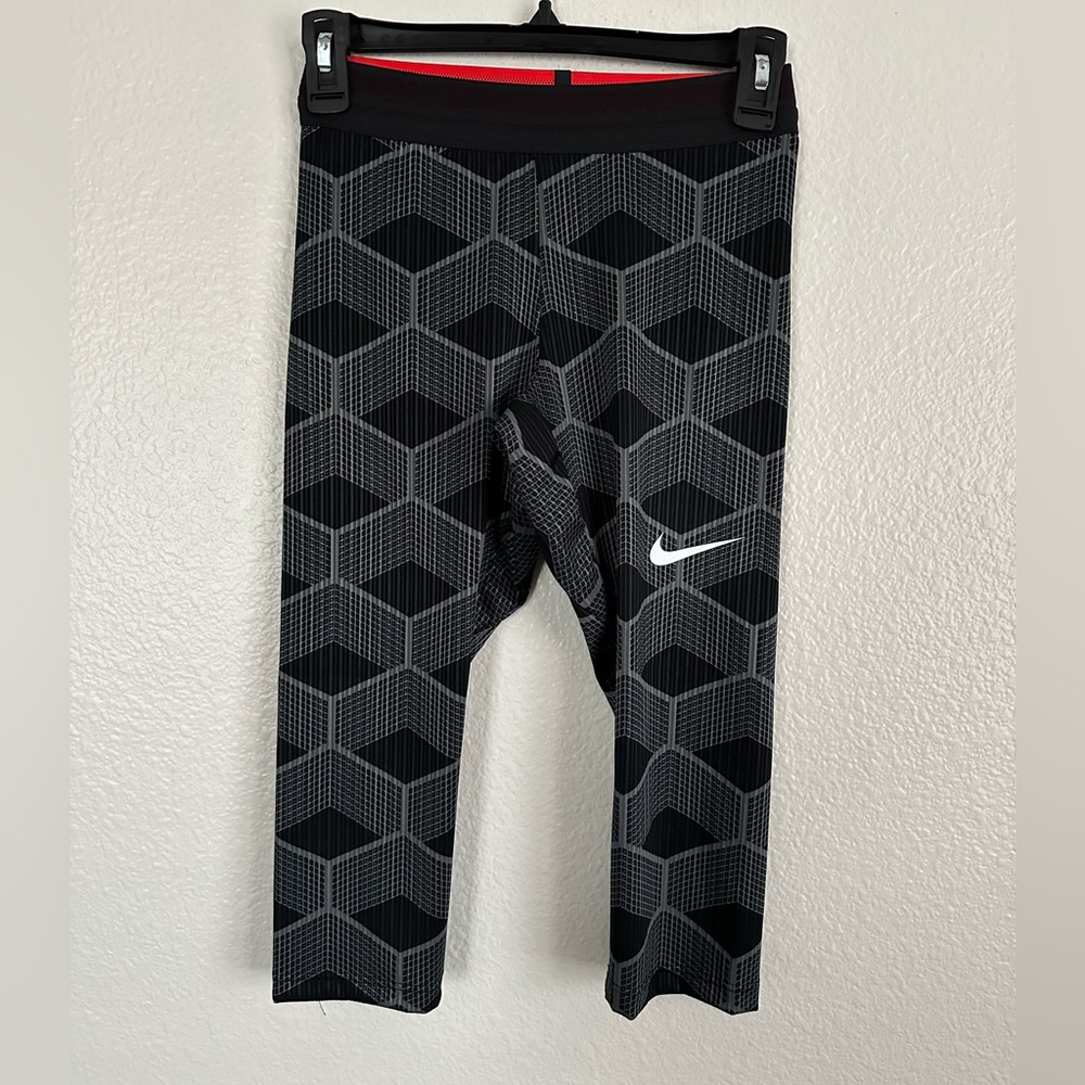 Nike Pro Elite Running Track & Field 3/4 Tights Pants Power Speed Women Size XS